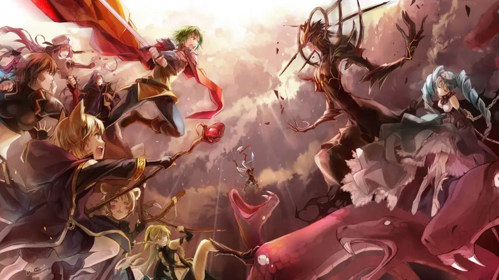 Pertempuran skala besar dalam anime Adegan pertempuran epik dalam anime military fantasy