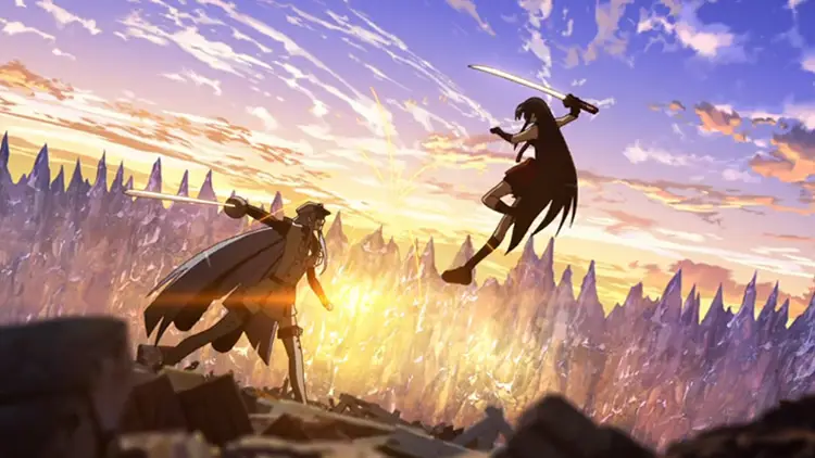 Pertempuran Sihir yang Mendebarkan Adegan pertempuran sihir dalam anime.