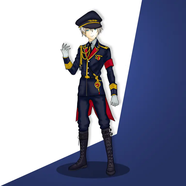 Karakter Anime Military Magic Karakter anime dengan kekuatan sihir dalam seragam militer