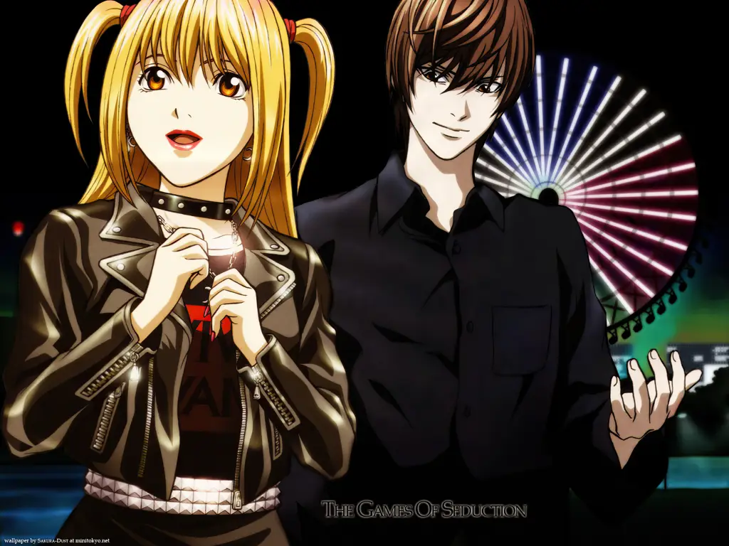 Gambar adegan menegangkan dari anime Death Note