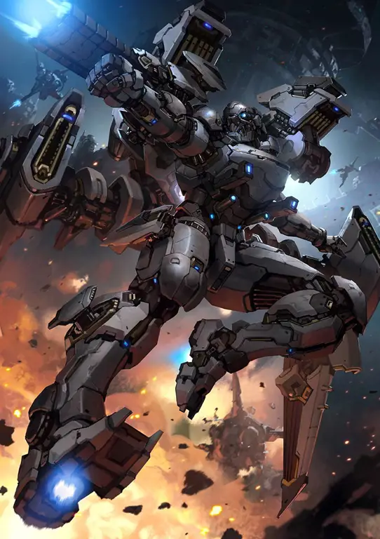Gundam: Legenda Mecha yang Tak Lekang Waktu Gambar robot mecha dari seri Gundam