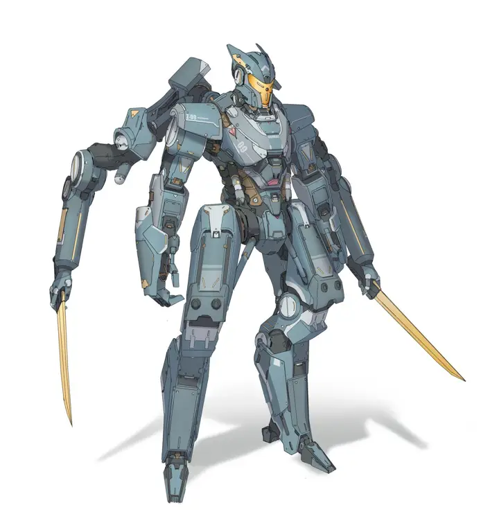 Akibat Pertempuran Mecha yang Sengit Robot-robot mecha bertempur dalam anime military mecha