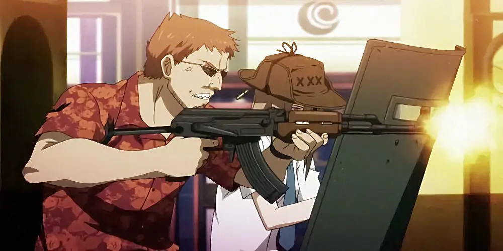 Anime dengan Latar Dunia Mafia Gambar adegan dari anime yang berlatar dunia mafia