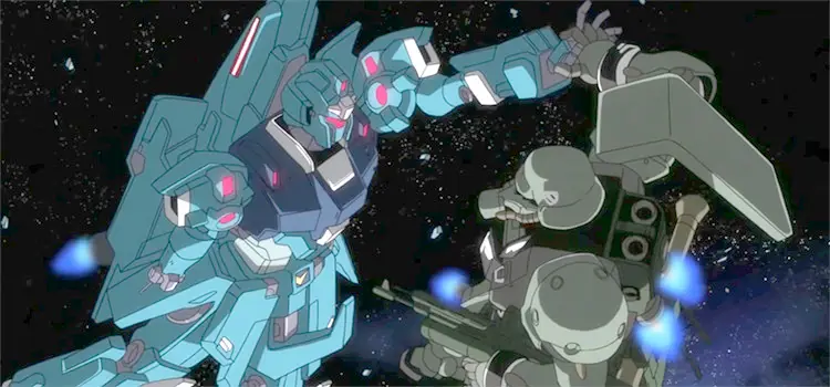 Pertempuran mecha yang spektakuler Adegan pertarungan mecha yang menegangkan