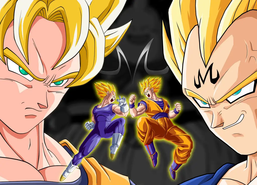 Pertarungan Epik di Dunia Setelah Kematian Adegan pertarungan karakter anime yang menegangkan