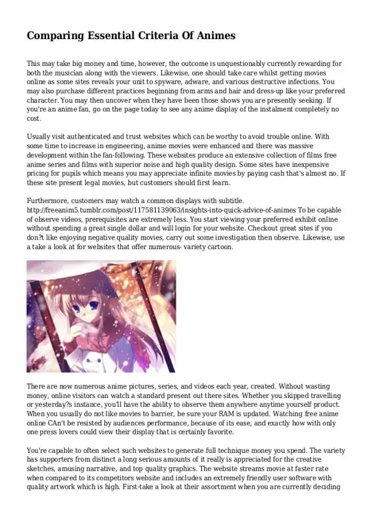 Perbandingan poster anime yang direkomendasikan Perbandingan poster anime