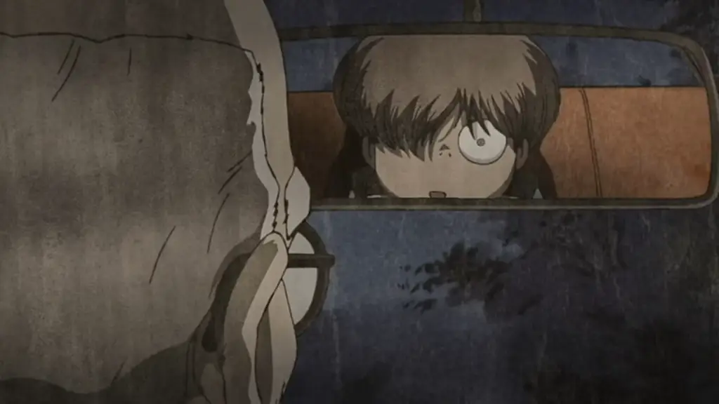 Suasana Gelap dan Misterius Gambar adegan anime yang gelap dan misterius