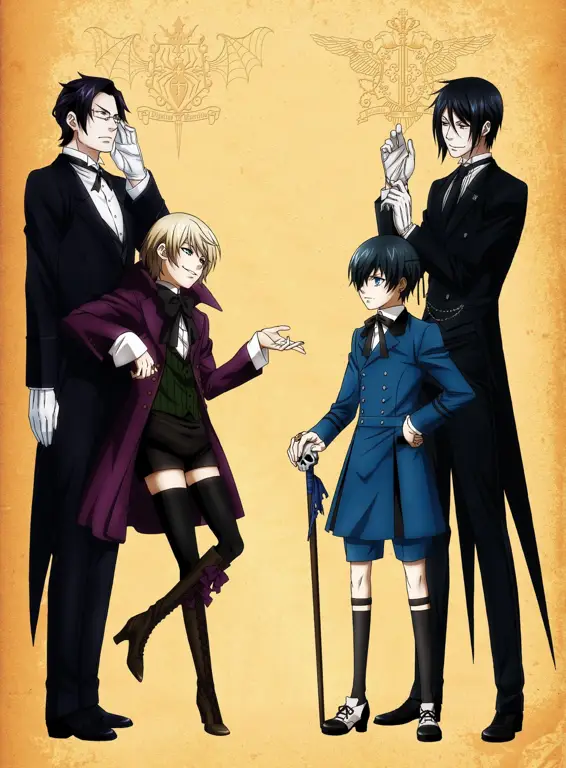 Rekomendasi Anime Segar, Romantis & Misterius Bak Black Butler
