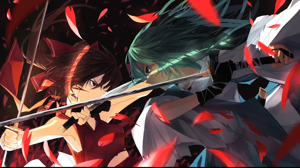 Adegan Pertarungan Anime yang Epik Gambar adegan pertarungan anime yang menegangkan