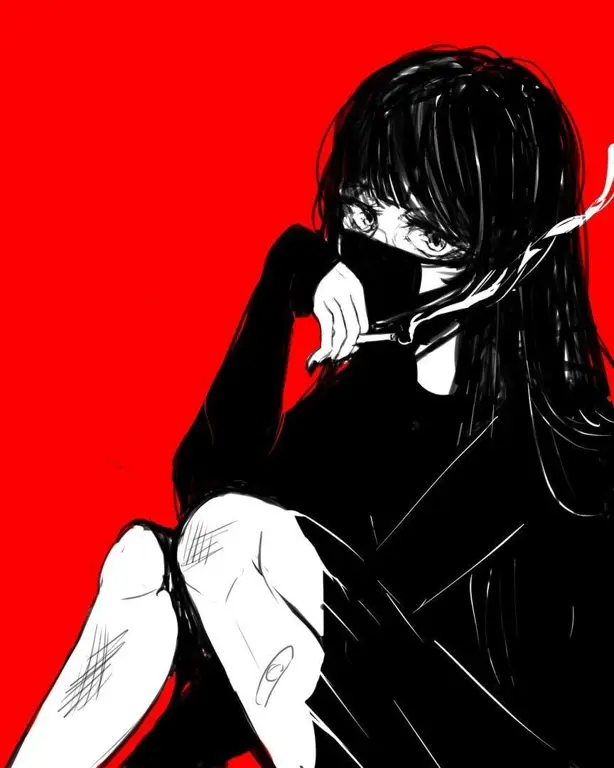 Anime dengan suasana gelap dan misterius Gambar estetika anime gelap