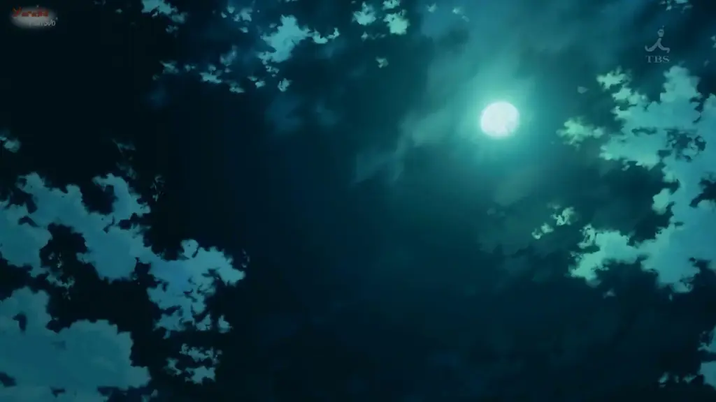 Pemandangan Anime dengan Suasana Gelap dan Misterius Gambar pemandangan anime dengan suasana gelap dan misterius