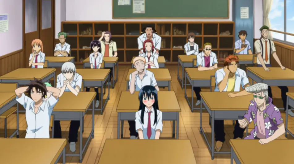 Kelompok Siswa Anime Sebuah gambar kelompok siswa anime