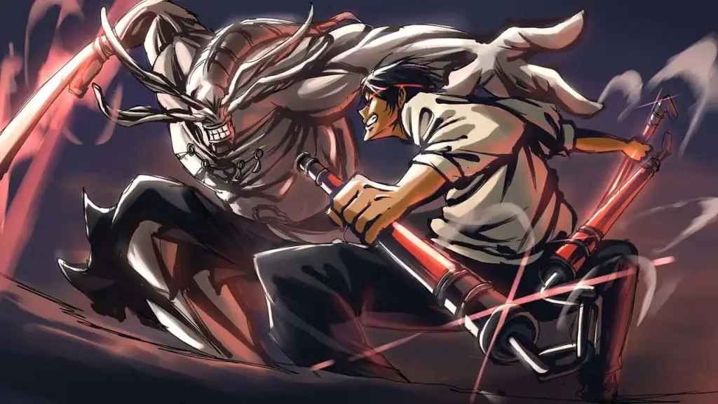 Pertarungan Anime yang Epik Gambar pertarungan anime yang epik
