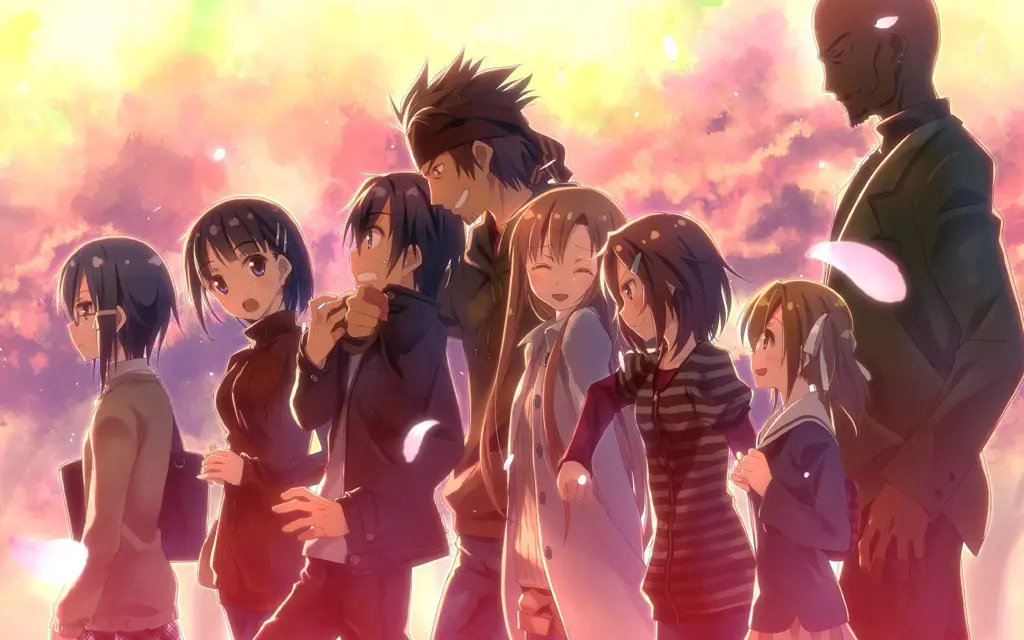 Anime Aksi dan Persahabatan Gambar anime dengan tema aksi dan persahabatan