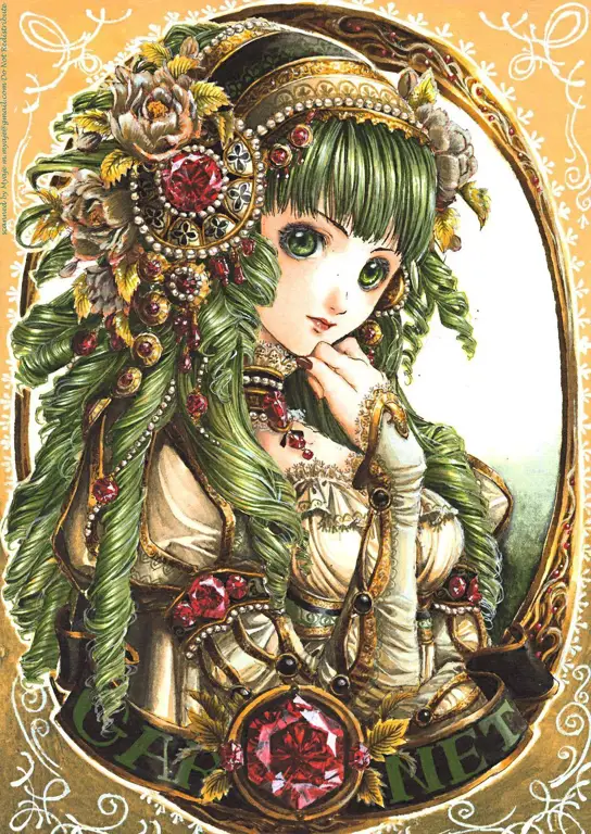 Seni Anime dengan Nuansa Victoria Seni anime era Victoria yang gelap dan elegan