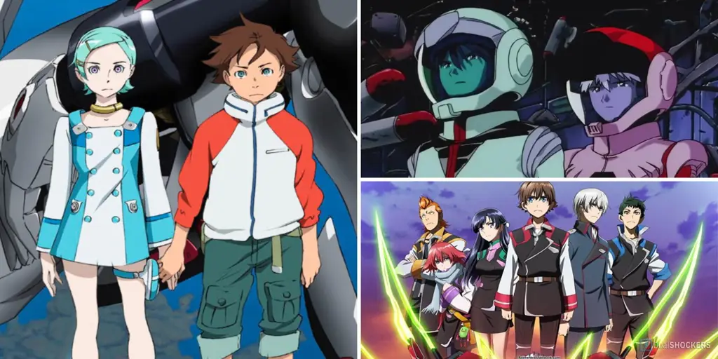 Rekomendasi Anime Mecha Romantis Gambar anime mecha dengan tema romance