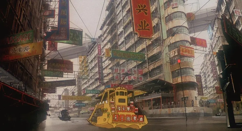 Anime dengan Latar Dunia Futuristik Gambar kota futuristik yang khas anime