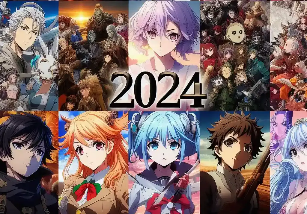 Rekomendasi Anime Terbaik Gambar kolase berbagai anime populer