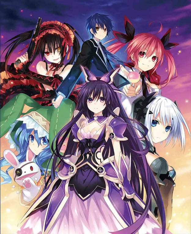 Rekomendasi Anime Mirip Date A Live Gambar berbagai poster anime yang direkomendasikan karena mirip dengan Date A Live