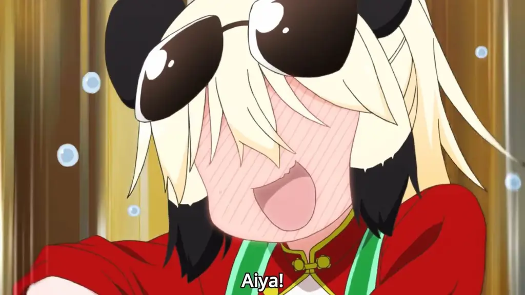 Karakter Anime Lucu dan Absurd Gambar gadis anime lucu dengan ekspresi wajah yang kocak