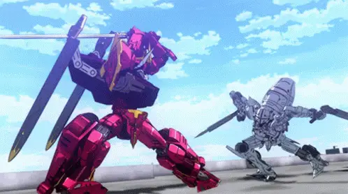 Anime dengan aksi mecha yang seru Adegan aksi mecha anime