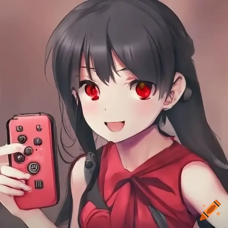Umaru dalam mode rumahan Gadis anime sedang bermain video game