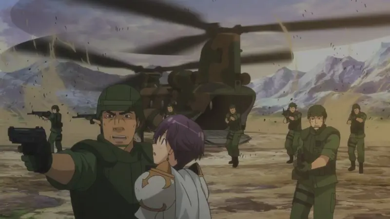Rekomendasi Anime Mirip Gate Jieitai Gambar berbagai poster anime yang direkomendasikan, mirip dengan Gate: Jieitai Kanochi nite, Kaku Tatakaeri.