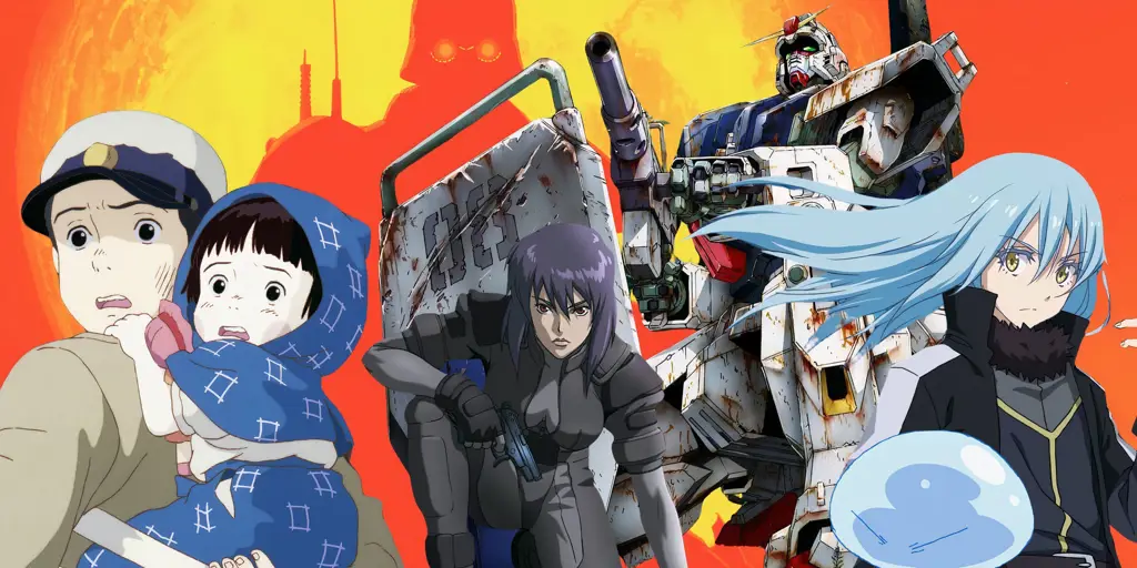 Poster anime bertema thriller politik
