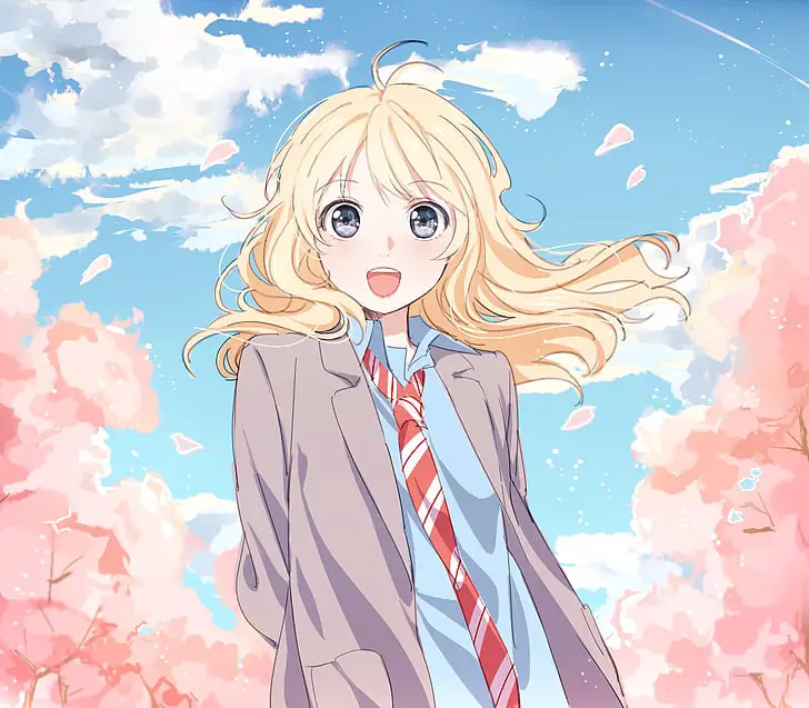 Anime Your Lie in April Gambar poster anime Your Lie in April
