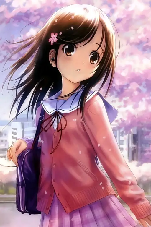 Karakter Anime yang Menawan Gadis anime yang lucu dan menggemaskan
