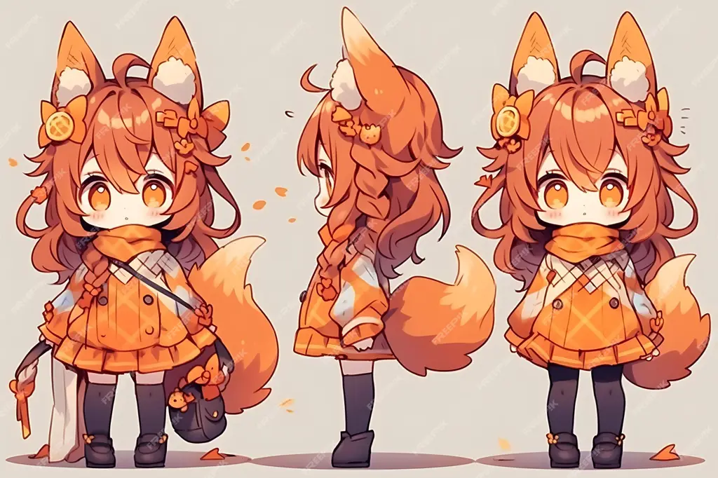 Desain karakter anime yang menarik Karakter perempuan anime yang imut dan menarik
