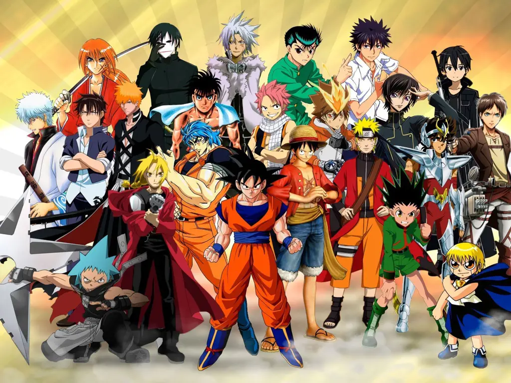 Rekomendasi Anime Lainnya Poster-poster dari berbagai anime yang direkomendasikan