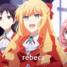 Suasana ceria dalam anime Gambar sekelompok gadis anime sedang tertawa