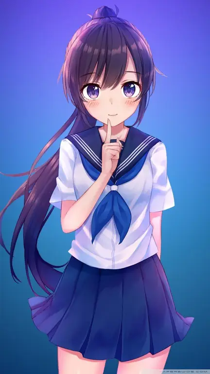 Karakter-karakter anime yang menarik dan menggemaskan Gambar gadis-gadis anime yang menggemaskan