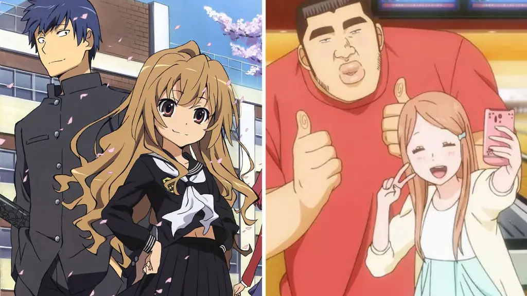 Adegan Romantis dan Kocak Gambar adegan anime komedi romantis
