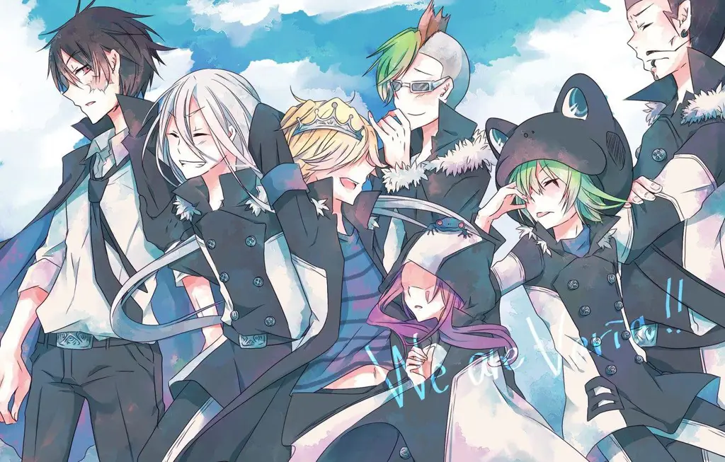 Beragam Karakter Anime Sebuah ilustrasi yang menampilkan berbagai karakter anime yang beragam