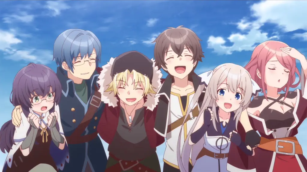 Teman-Teman dalam Anime Harem Karakter anime berkelompok teman