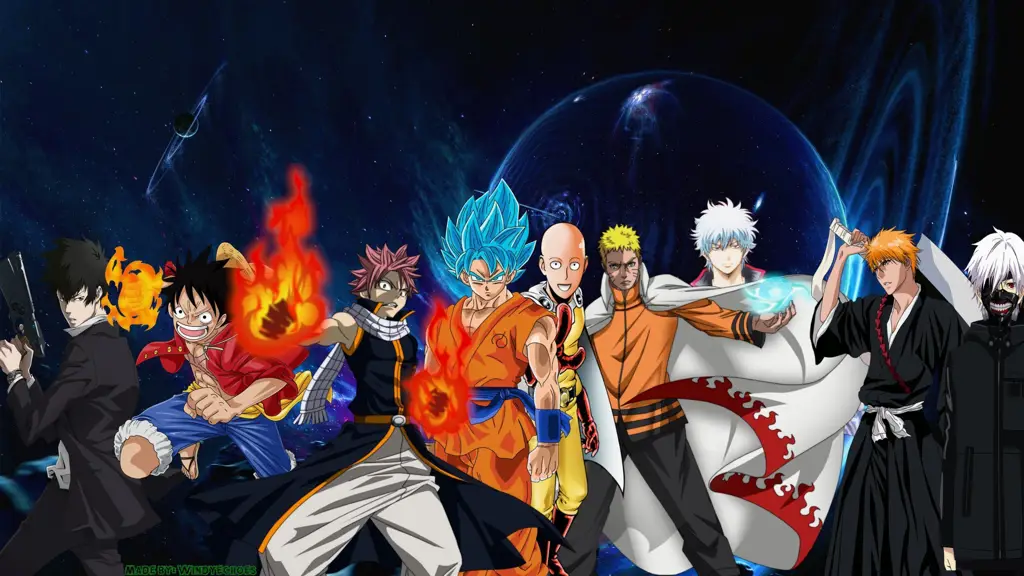 Karakter Anime: Beragam Kepribadian dan Kekuatan Berbagai karakter anime dalam satu grup