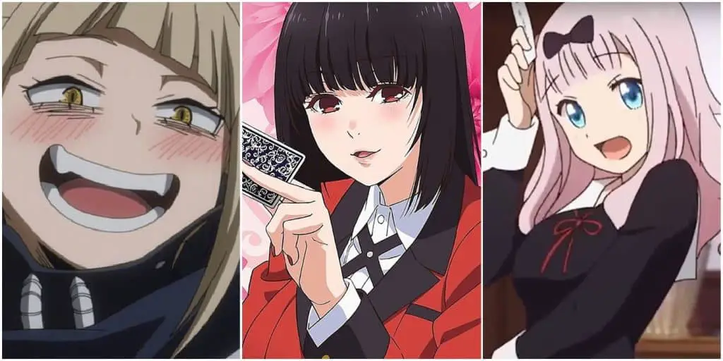 Gadis Anime dengan Dua Kepribadian Ilustrasi gadis anime dengan dua kepribadian yang berbeda