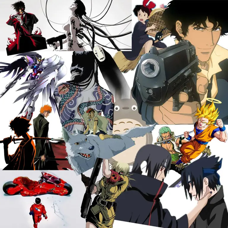 Rekomendasi Anime Mirip Hunter x Hunter Kolase gambar dari berbagai anime yang direkomendasikan