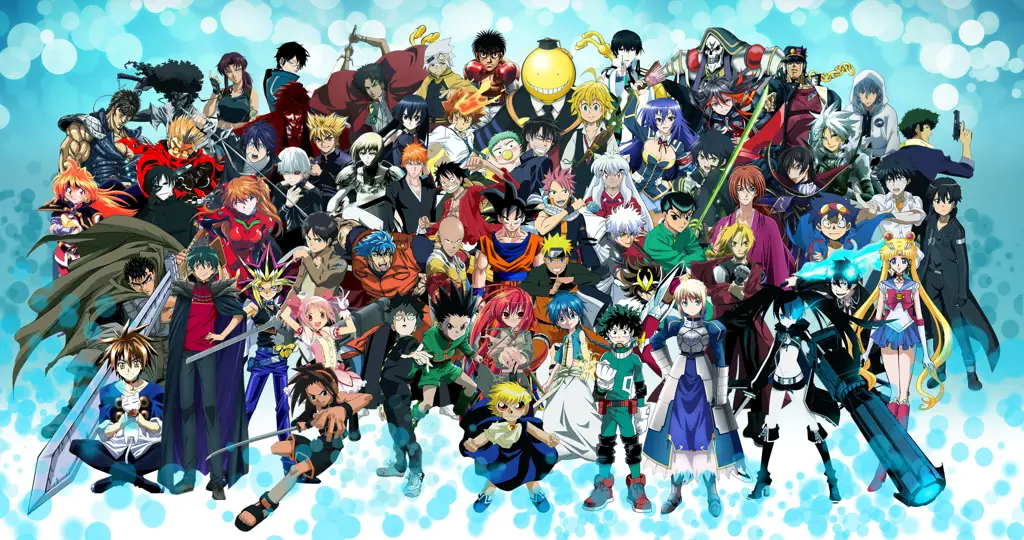 Poster Anime Rekomendasi Berbagai poster anime yang direkomendasikan