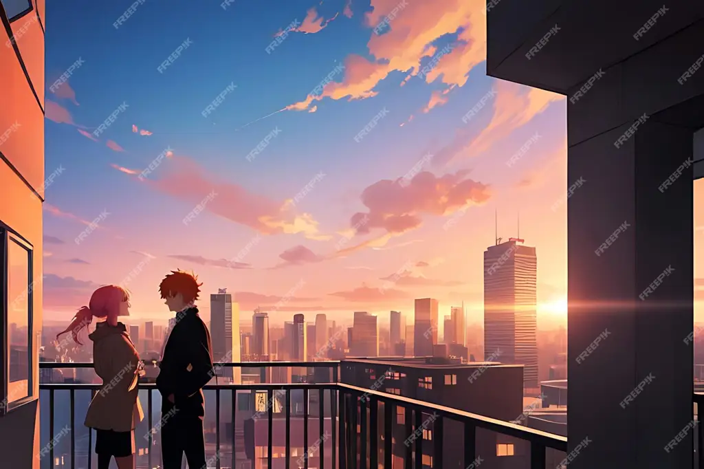 Adegan Romantis Anime Gambar adegan romantis anime