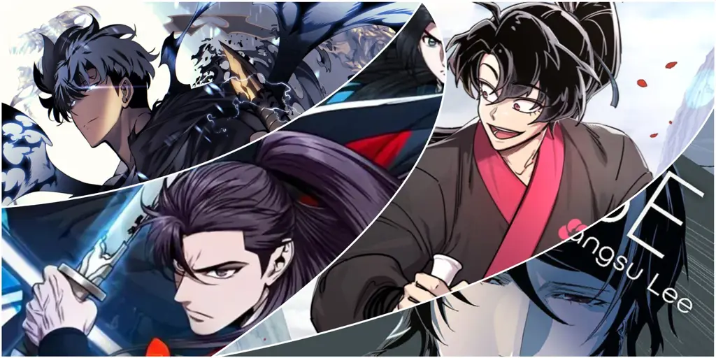 Sistem leveling yang menarik dalam anime isekai Ilustrasi sistem leveling dalam anime isekai