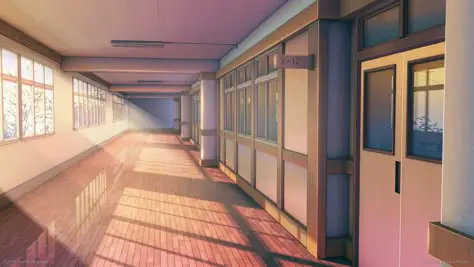 Setting sekolah dalam anime Kaguya-sama: Love is War Gambar sekolah bergaya anime yang modern dan elegan