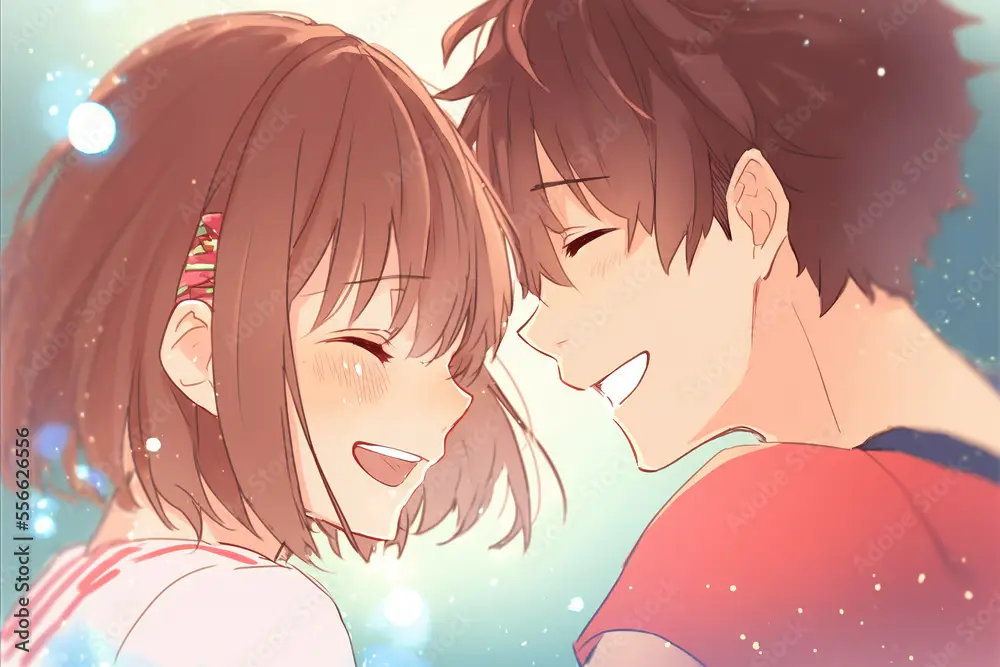 Karakter Anime yang Jatuh Cinta Gambar karakter anime yang sedang jatuh cinta