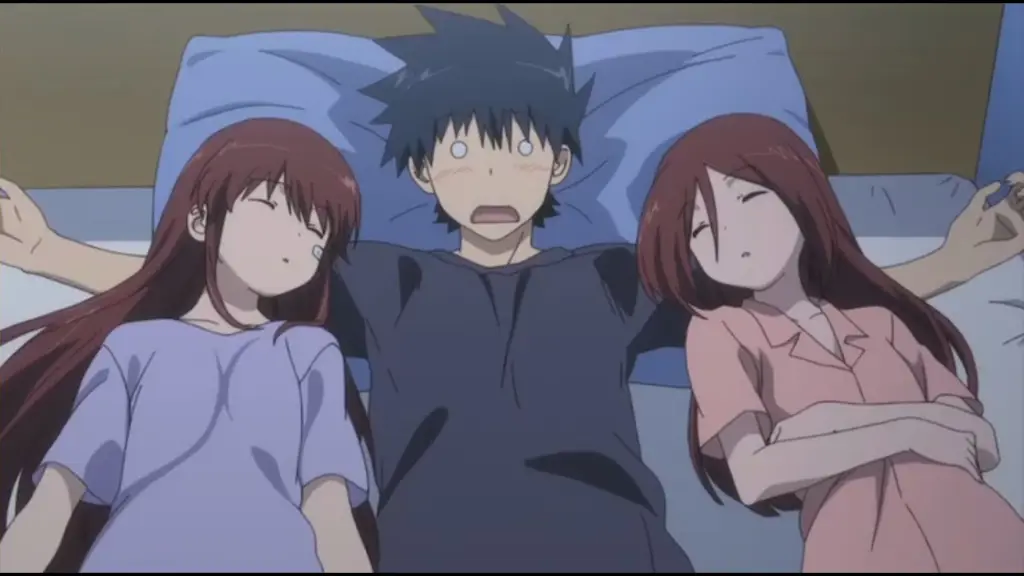 Contoh Hubungan Kakak Beradik di Anime Gambar adegan anime yang menampilkan hubungan kakak beradik