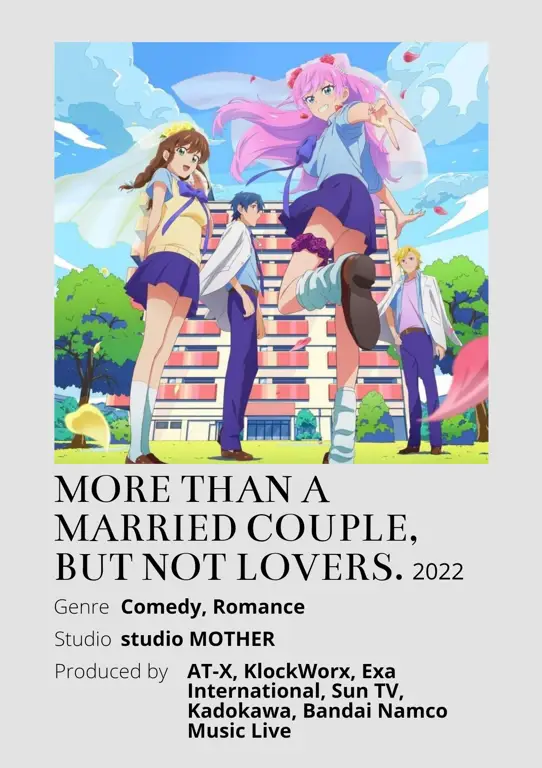 Pasangan anime yang lucu dan romantis Pasangan anime dalam genre romantis komedi