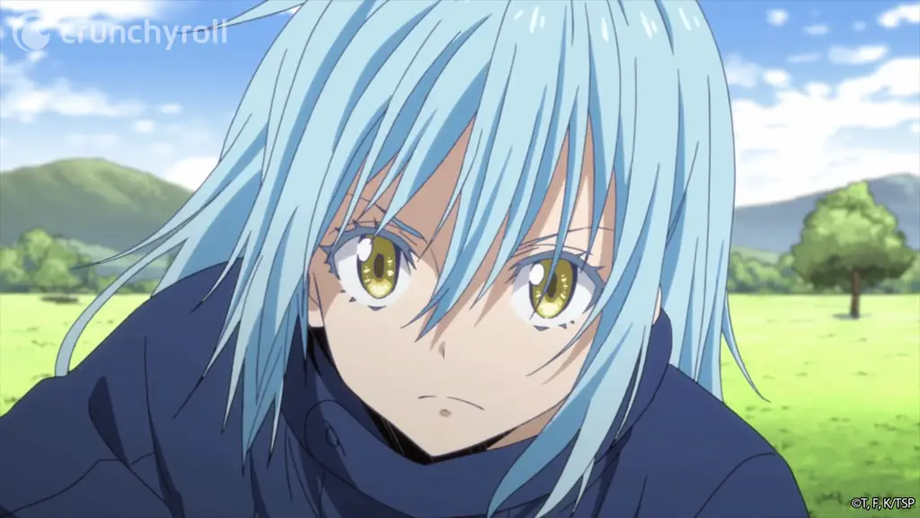 Pemandangan alam yang indah di dunia anime That Time I Got Reincarnated as a Slime