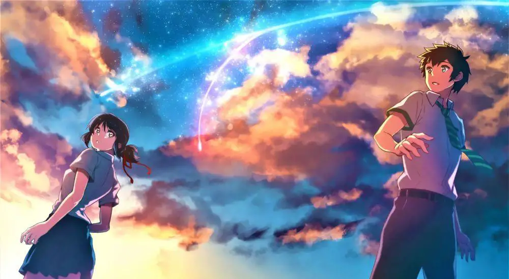 Perbandingan anime-anime yang memiliki kesamaan dengan Kimi no Na Wa Bagan perbandingan anime yang mirip dengan Kimi no Na Wa