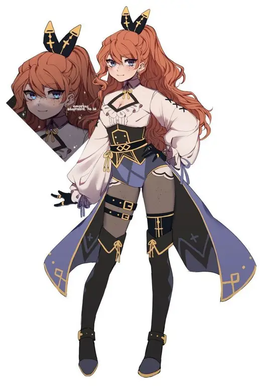 Inspirasi desain karakter dari berbagai anime Gambar berbagai desain karakter anime